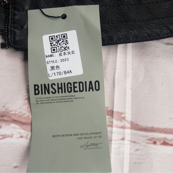 MOTO JACKET - B.S. Style Unisex Faux Leather - Picture 11 of 16